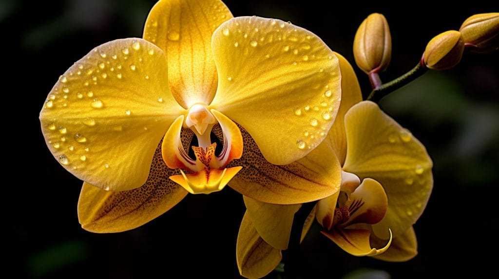 gule orkidé