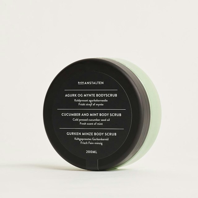 Badeanstalten - Bodyscrub med agurk og mynte, 200ml