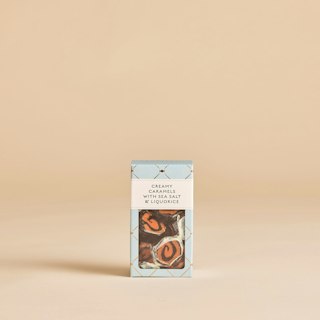 Lakrids- og flødekarameller med sydesalt