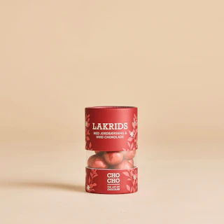 CHO CHO lakrids med jordbær