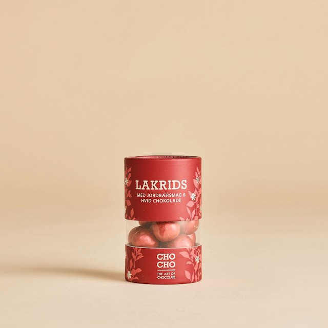 CHO CHO lakrids med jordbær