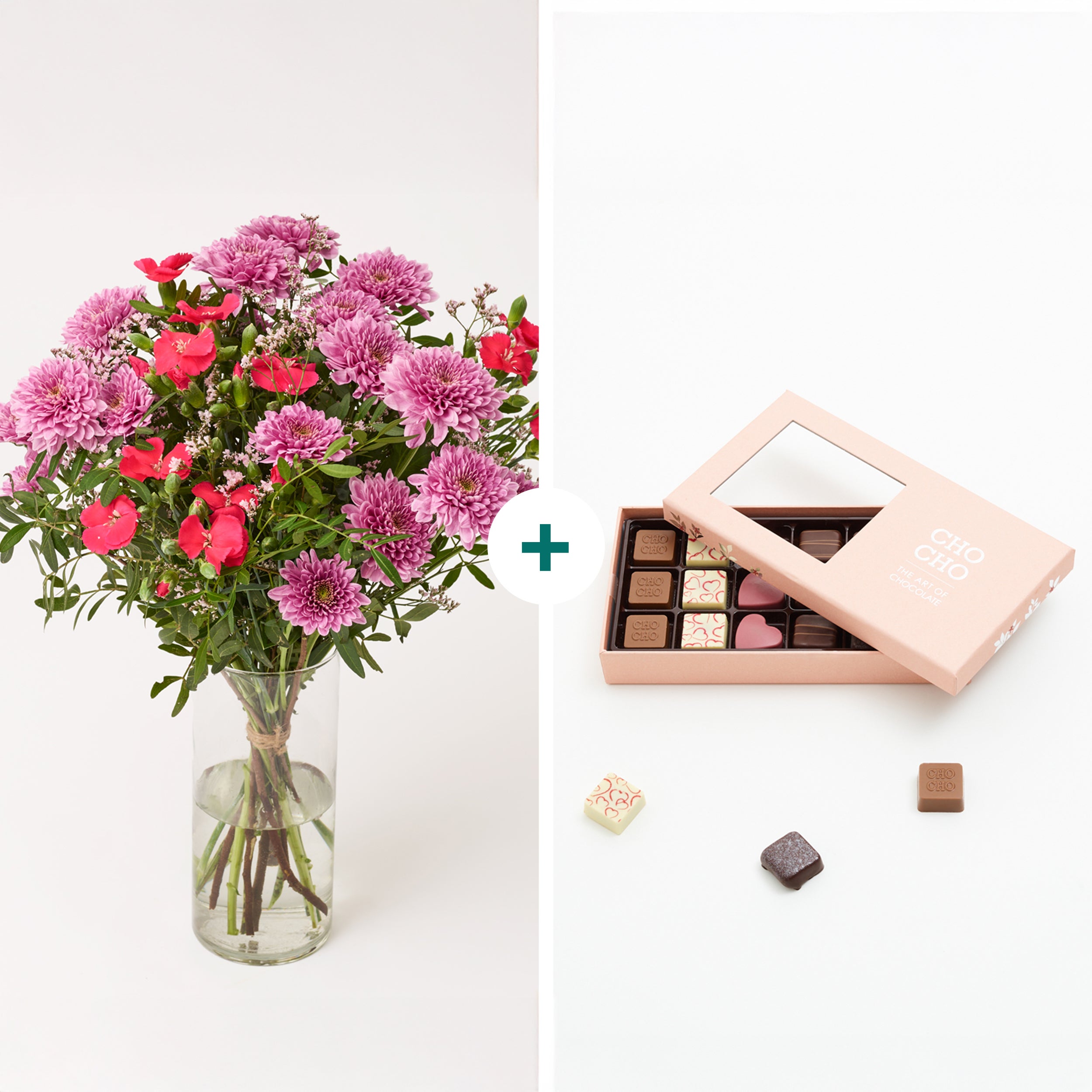 Den kærlige tanke til mor med CHO CHO 18 stk.