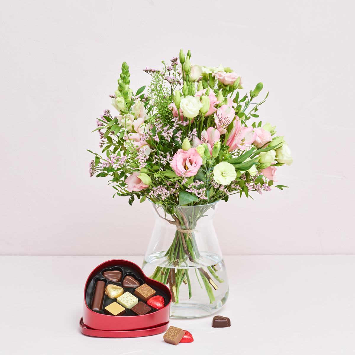 Den til Valentin med chokoladehjerte