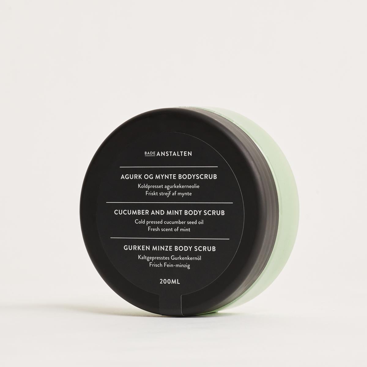 Badeanstalten - Bodyscrub med agurk og mynte, 200ml