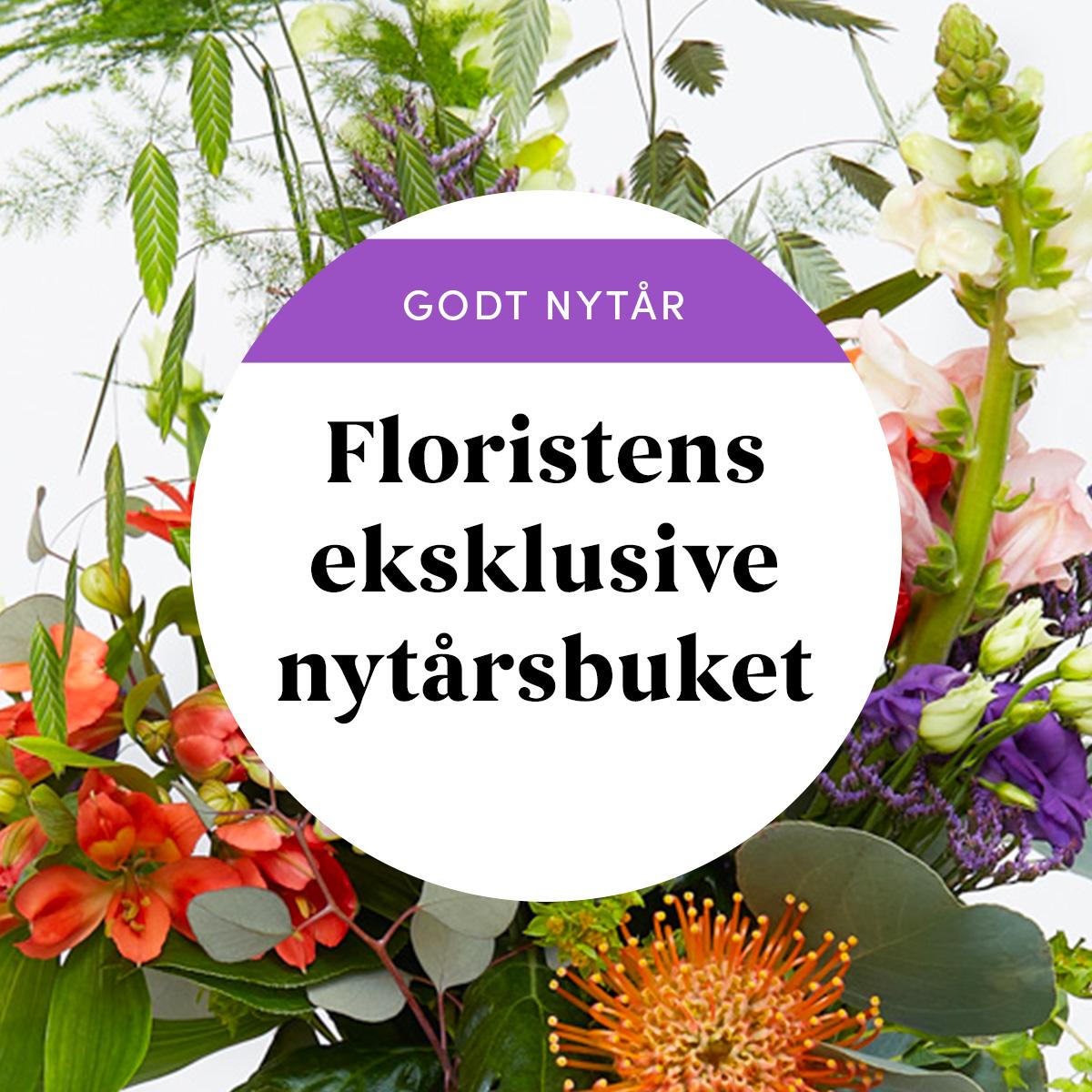 Floristens eksklusive nytårsbuket
