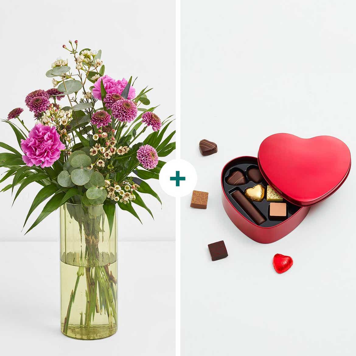Send blomster og chokolade - En smagfuld gave | Interflora