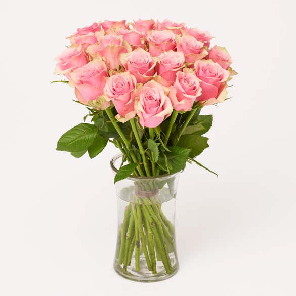 Rosebuket i lyserød | Interflora Danmark