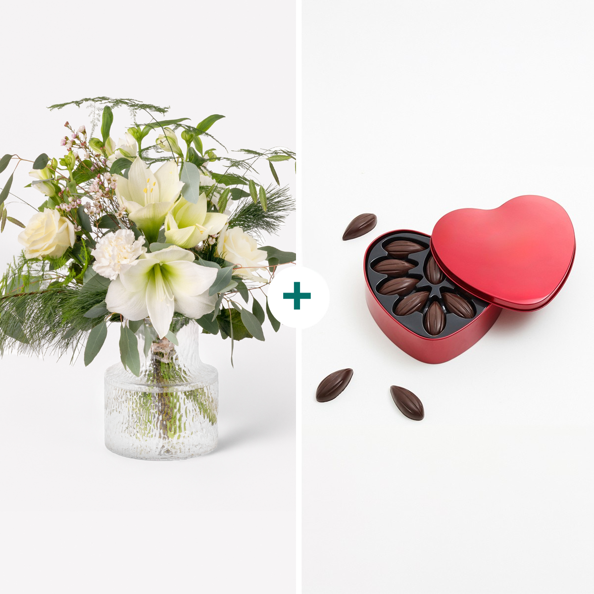 Vinterglød med hjerte med mintchokolade