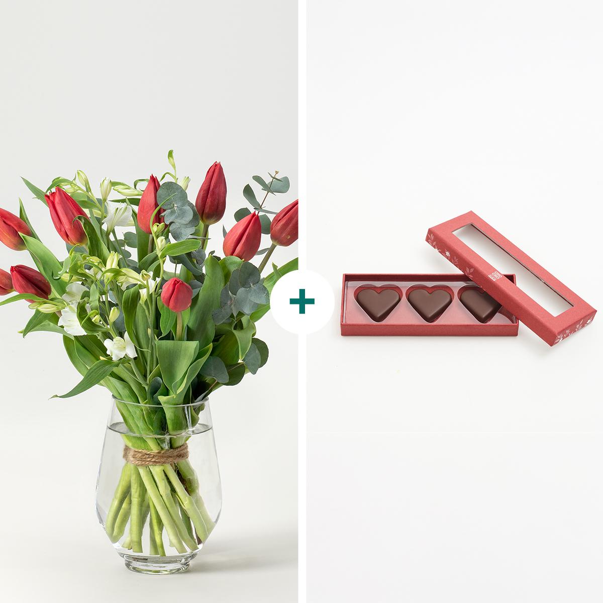 Kærlighedsdrøm med marcipanhjerter