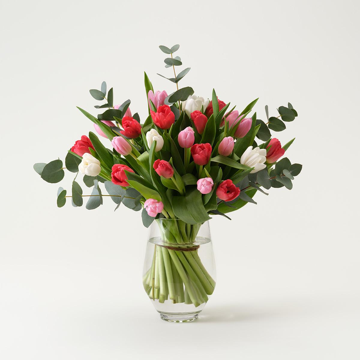 Kærlig tulipan buket