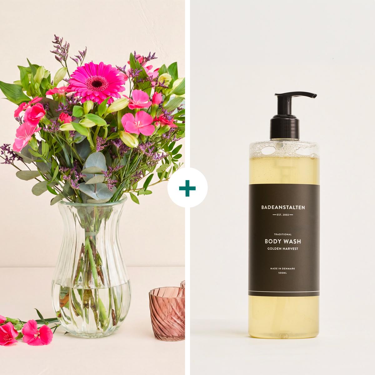 Den lille hilsen med body wash