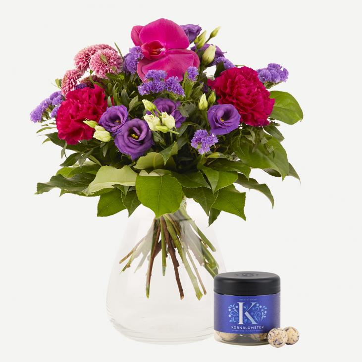Funklende Flora med Bülow lakrids, Kornblomst