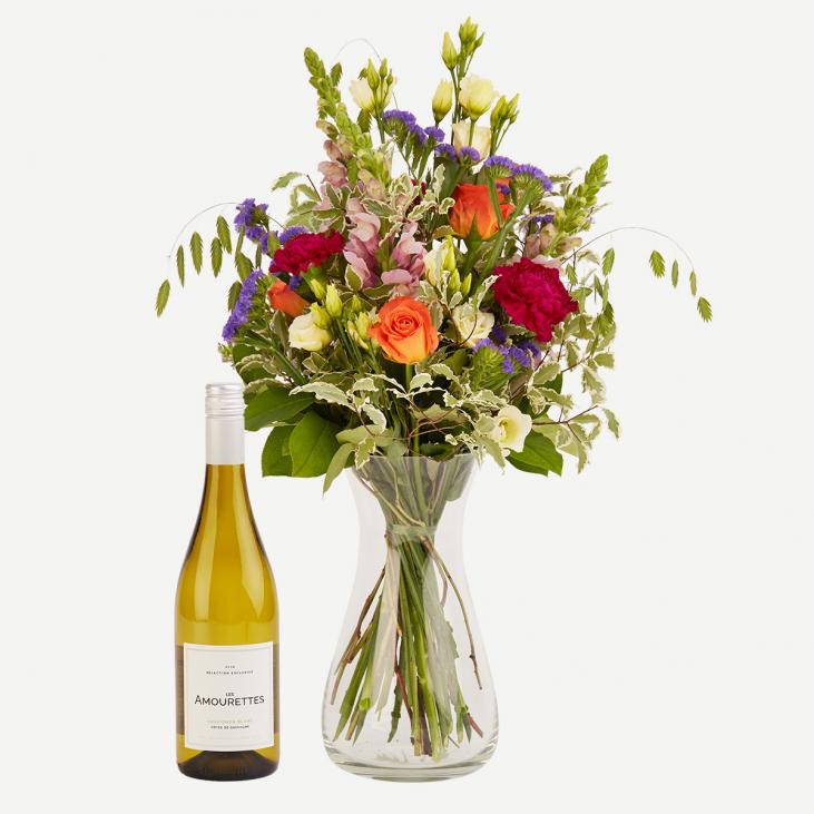 Farverig Flora med Les Amourettes Blanc