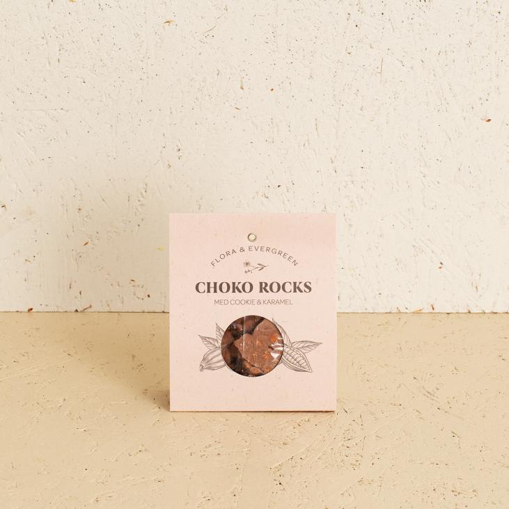 Choko rocks med mælkechokolade og karamel fudge