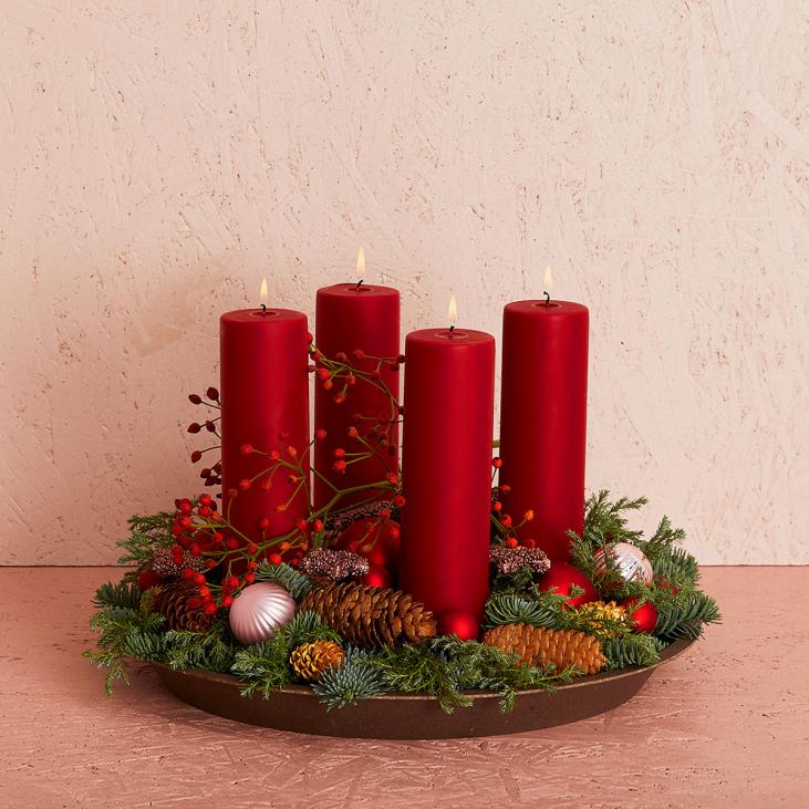 Klassisk adventsdekoration