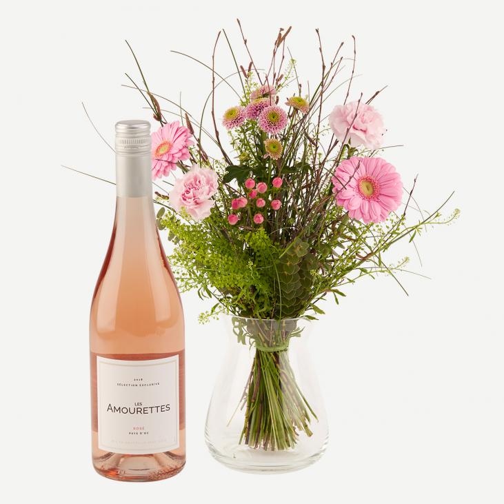 Lyserøde lækkerier og Les Amourettes rosévin