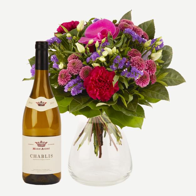Funklende flora med Chablis