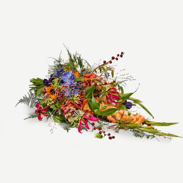 Bårebuket - Et farverigt farvel