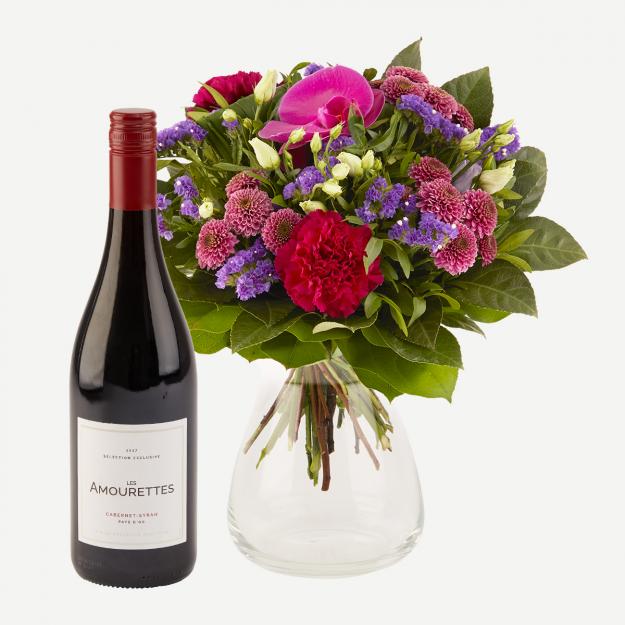 Funklende flora og Les Amourettes rødvin