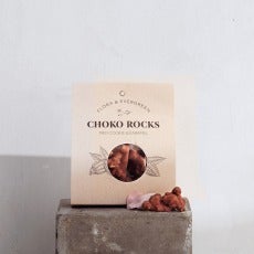 Choko rocks med mælkechokolade og karamel fudge