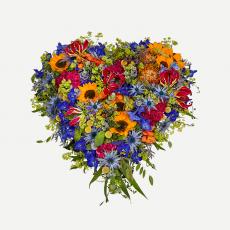 Blomsterhjerte - Et farverigt farvel