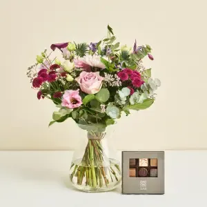 Floristens eksklusive buket med CHO CHO 9 stk.